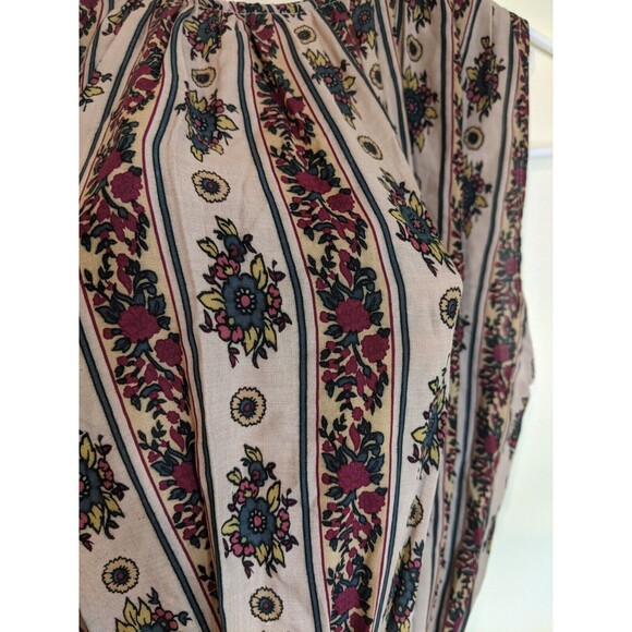 NOVELLA ROYALE Lana Jumpsuit Rayon Floral Elastic Waist Handmade Size XS - Picture 12 of 14